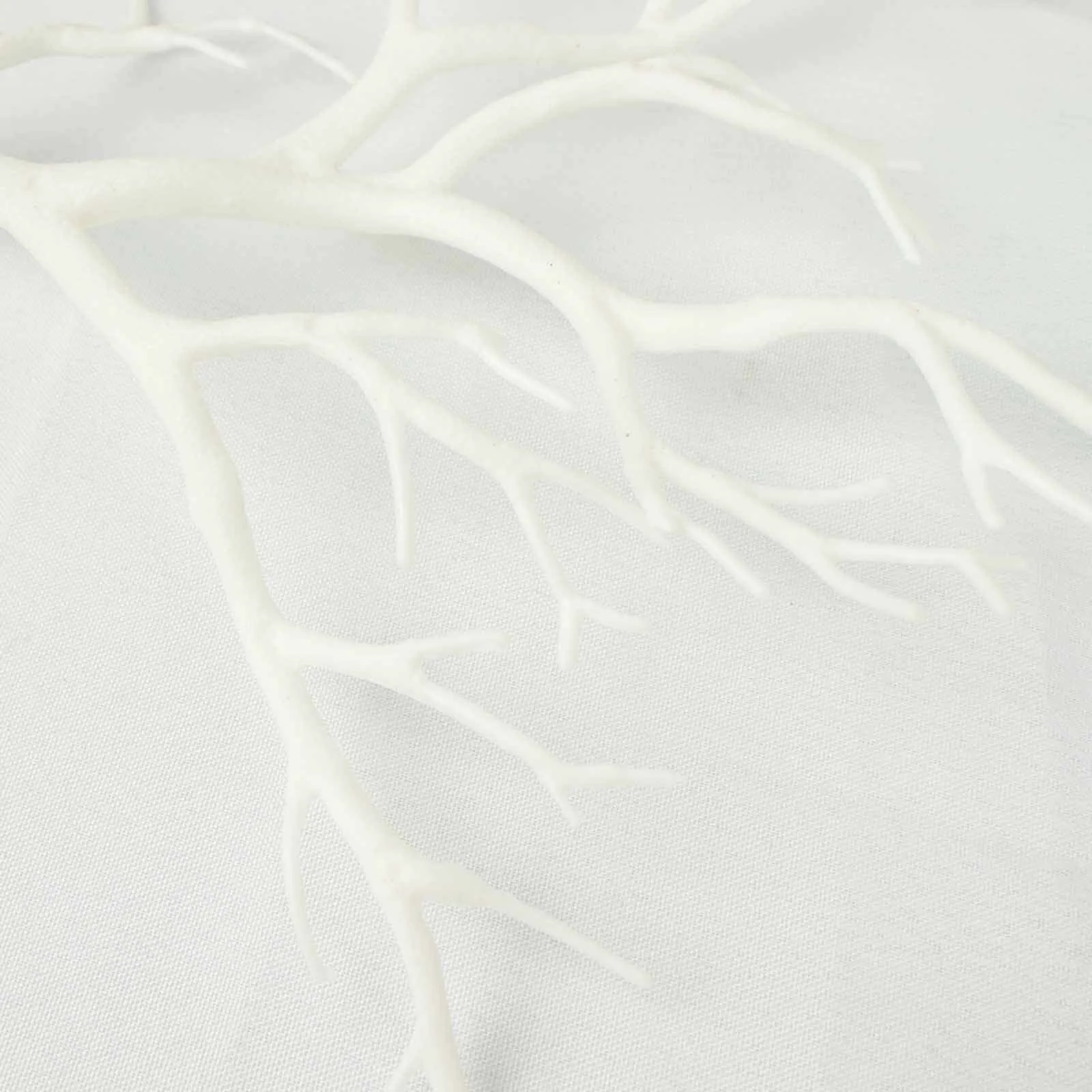 10 Pack 14" White Artificial Manzanita Tree Branches, DIY Plastic Dry Plant Twig Vase Fillers