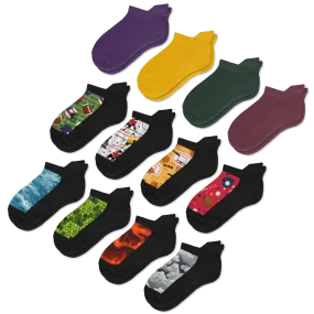 All New Patterns Ankle Diabetic Socks Bundle 12-Pack