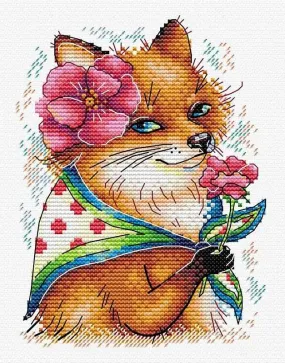 Beautiful Fox M-359 / SM-359 Counted Cross-Stitch Kit