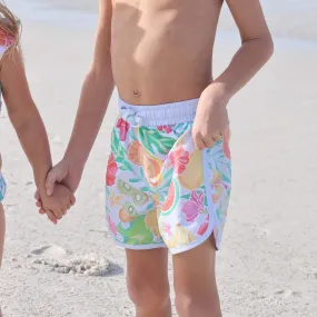 Boy's Swim Trunks | Tropical Paradise