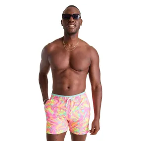 Chubbies 5-5-Inch The Palm Spring Breaks Swim Trunks - Bright Pink