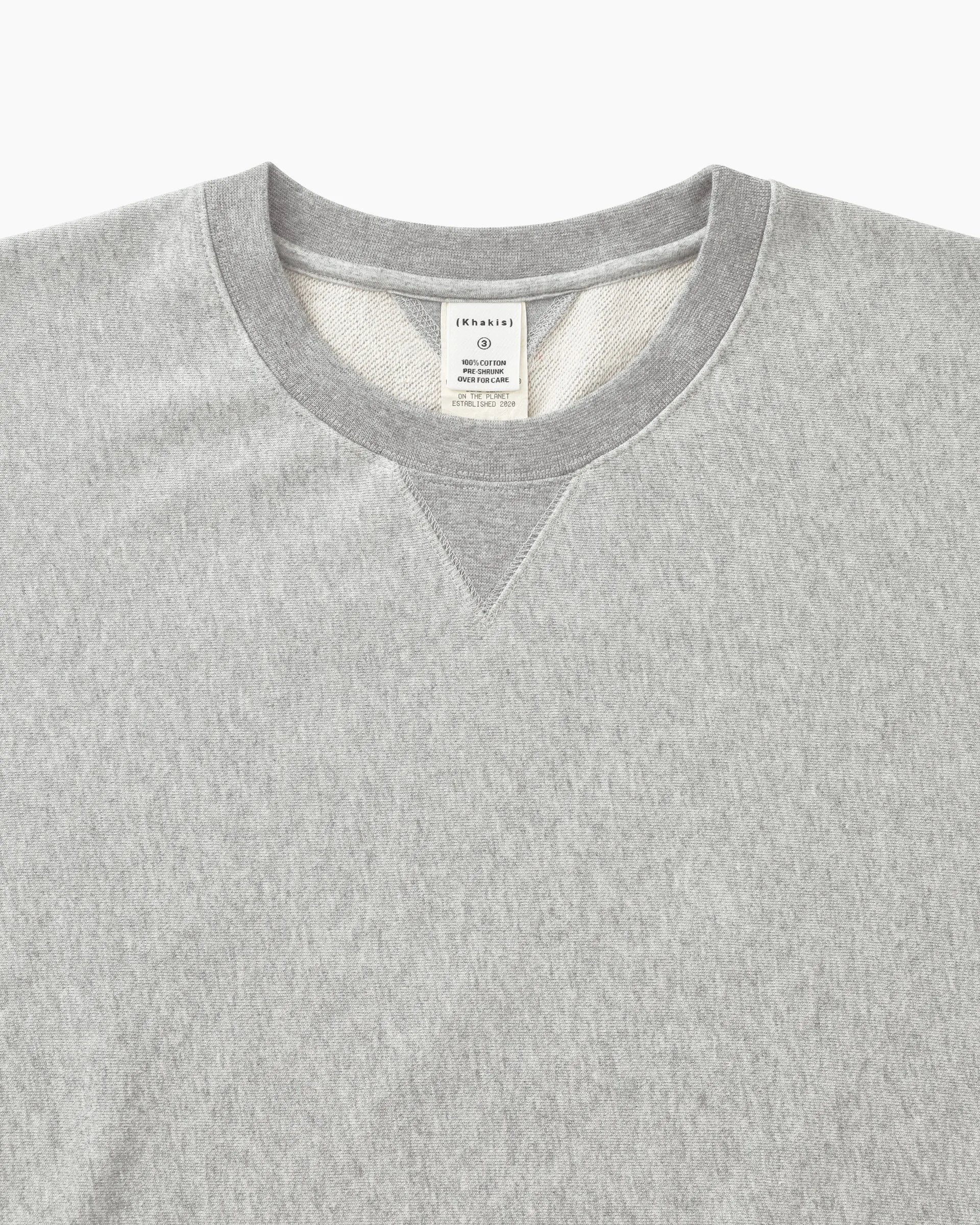 Heather Stock Crewneck Campus Grey