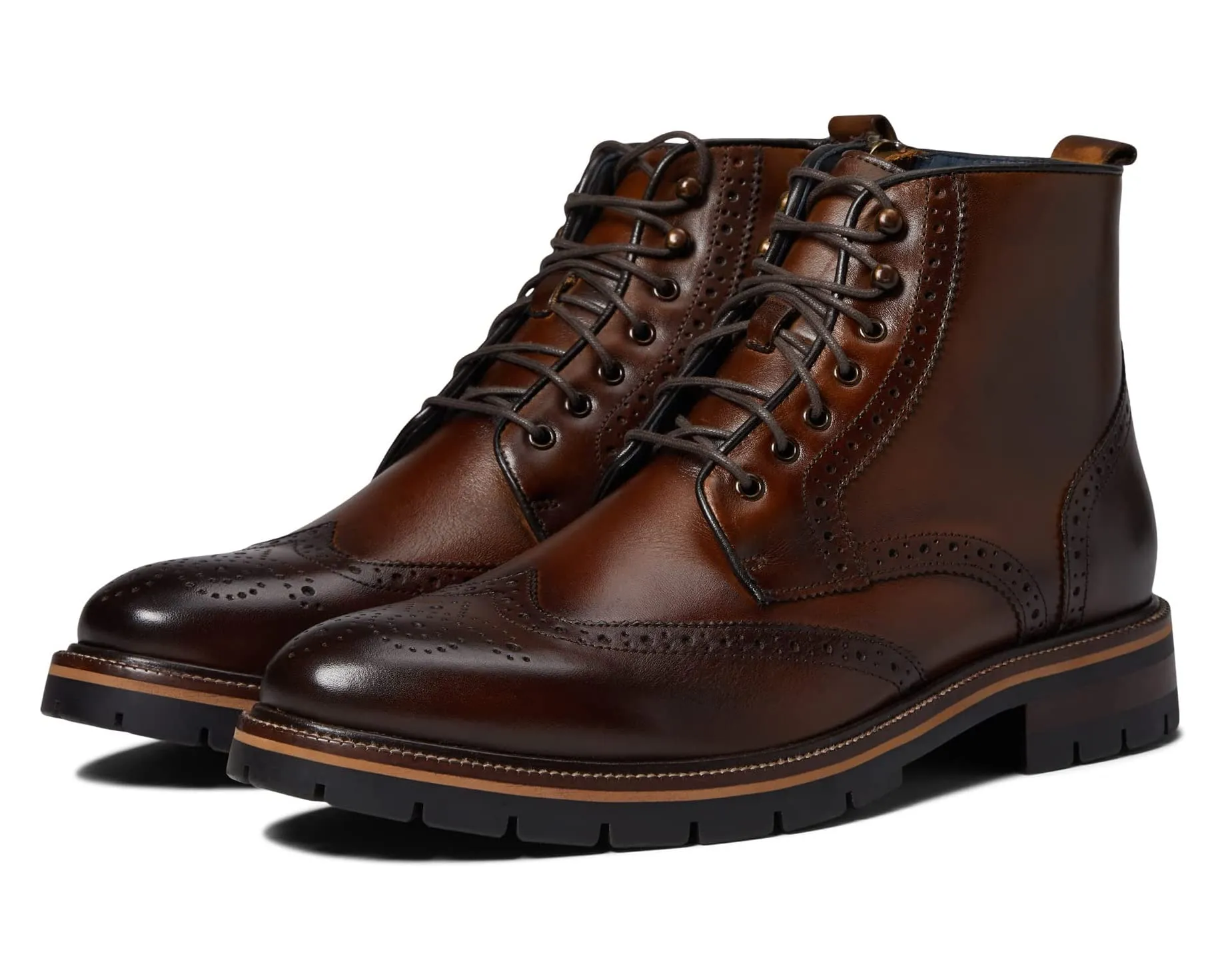 Johnston & Murphy  Cody Wing Tip Zip Boot