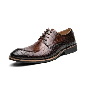 Men's Casual Wedding Boots Formal Lace Up Brogue Shoes | 681-29