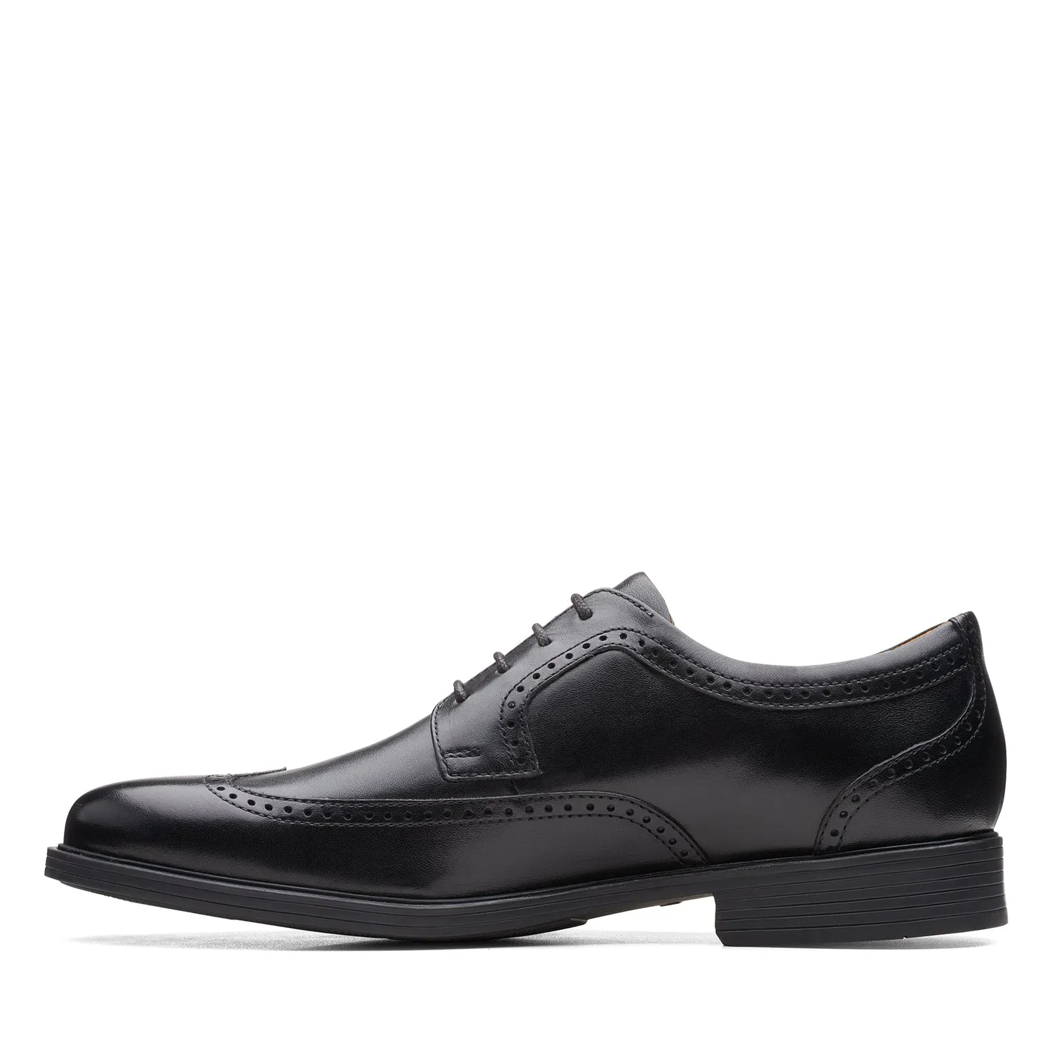 Mens - Whiddon Wing Black Leather