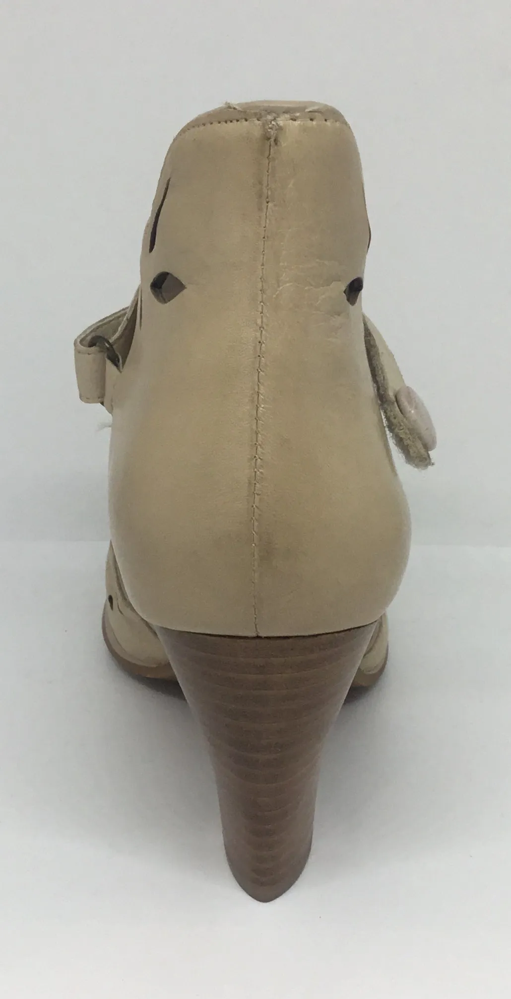 Miz Mooz Carlotta Cream Leather Heel SALE