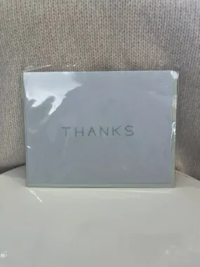 Thanks/Merci Cross Stitch Card